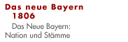 Das neue Bayern 1806