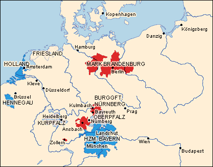 Vergrößerung der Karte zu 1415