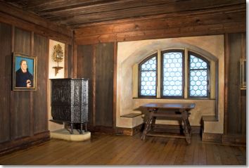 “Luther’s room” at Coburg Castle (© Kunstsammlungen der Veste Coburg)
