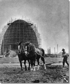 Atomkraft galt als Energie der Zukunft: Das „Atom-Ei“ entstand 1957 im damals noch dörflichen Garching bei München.