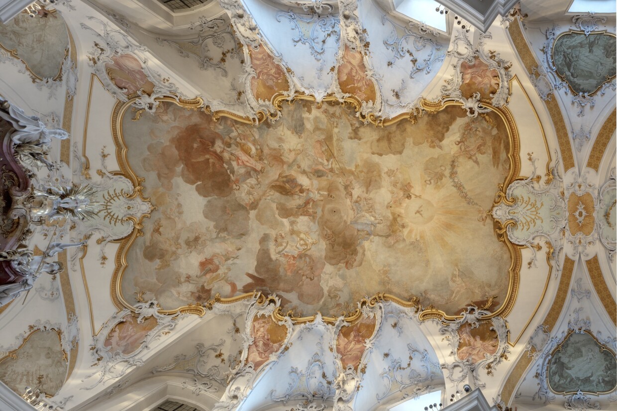 Deckenfresko aus der Wallfahrtskirche Vierzehnheiligen © Basilika Vierzehnheiligen | Foto: Uwe Moosburger