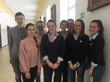 Schülerinnen und Schüler des P-Seminars „Schüler führen Schüler“ am Benediktinergymnasium Ettal