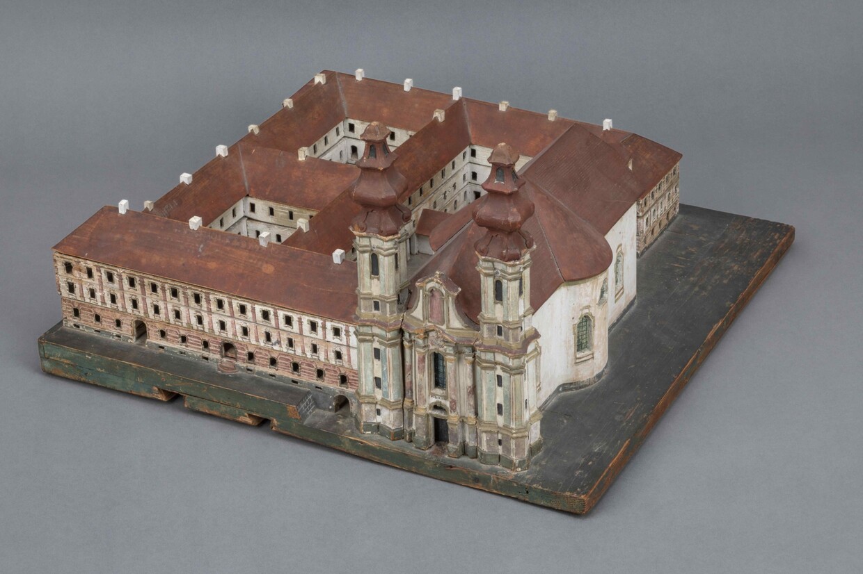 Model of Michaelbeuern Abbey, Franz Alois Mayr, 1768 © Abtei Michaelbeuern | Photo: Uwe Moosburger
