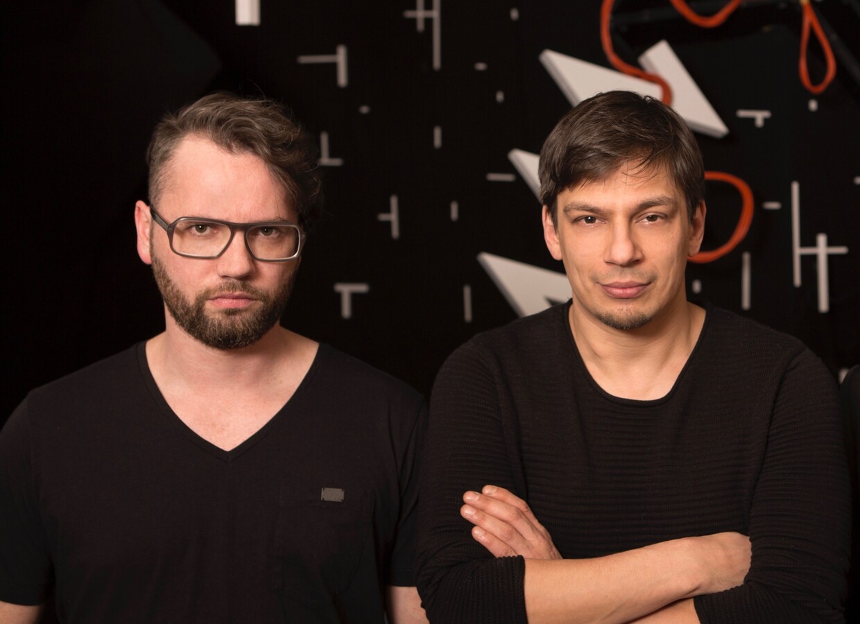 Die Band Ströme mit Mario Schoenhofer: Modular Synthesizer und Tobias Weber: Modular Synthesizer © Ströme