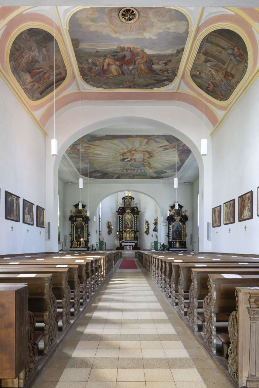 Die einstige Wallfahrtskirche zur Hl. Dreifaltigkeit von Innen © Stadt Regensburg | Foto: Stefan Effenhauser