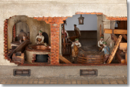 Im Sudhaus, Ausschnitt aus dem Modell einer Brauerei des 17. Jahrhunderts, Deutsches Museum München (Haus der Bayerischen Geschichte, Augsburg/Foto: Philipp Mansmann)
