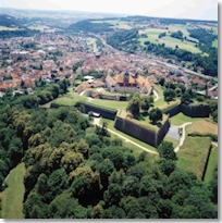 Nordansicht der Festung Rosenberg, Kronach / Foto: Concept Visuell / Achim Bühler