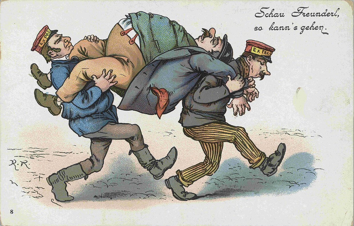 Eine durchzechte Nacht im Wirtshaus konnte schon immer schwere Folgen haben – beim Alkohol sollte jeder seine Grenzen kennen © Haus der Bayerischen Geschichte