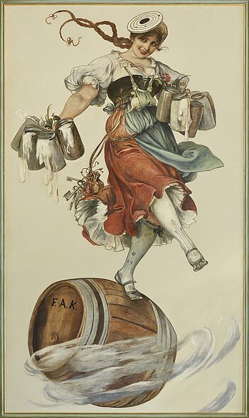 Die fast fünf Meter hohe Original-„Schützenlisl“ (1881) von Friedrich August von Kaulbach dürfen wir erstmals in einer Ausstellung zeigen – Königlich privilegierte Hauptschützengesellschaft München 1406 © Haus der Bayerischen Geschichte | Foto: Philipp Mansmann