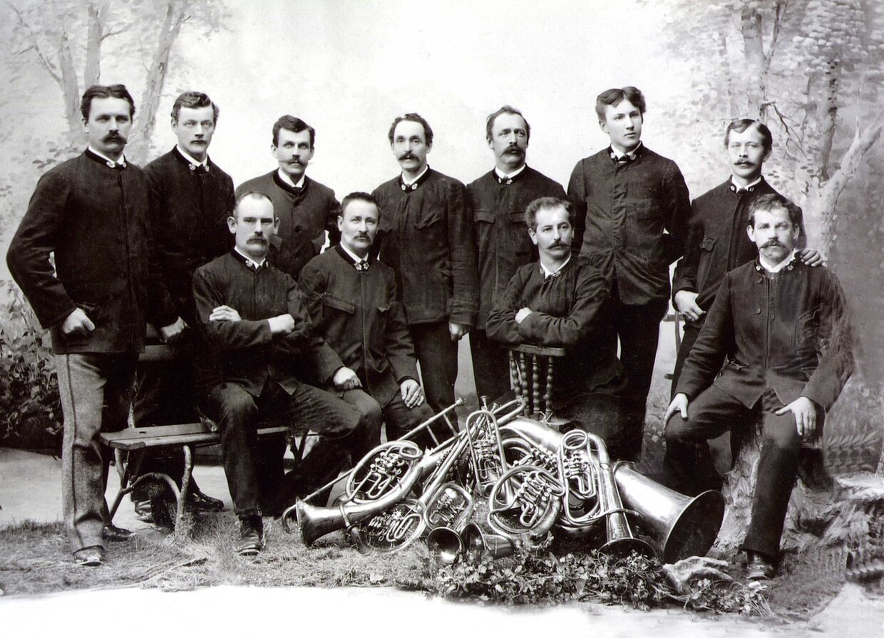 Veteranenkapelle Bad Reichenhall, Fotografie, 1897 © Stadtkapelle Bad Reichenhall
