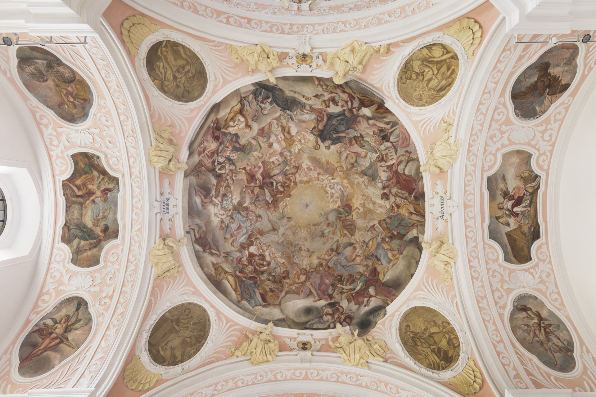 Fresko von Cosmas Damian Asam (1686-1739) aus der Benediktinerkirche Ensdorf © Kath. Pfarramt St. Jakobus Ensdorf | Foto: Uwe Moosburger