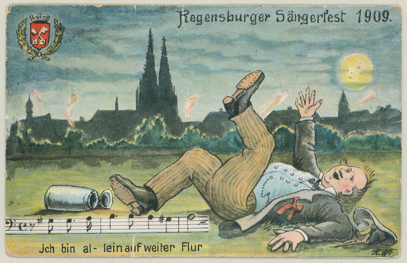 Regensburger Sängerfest, 1909