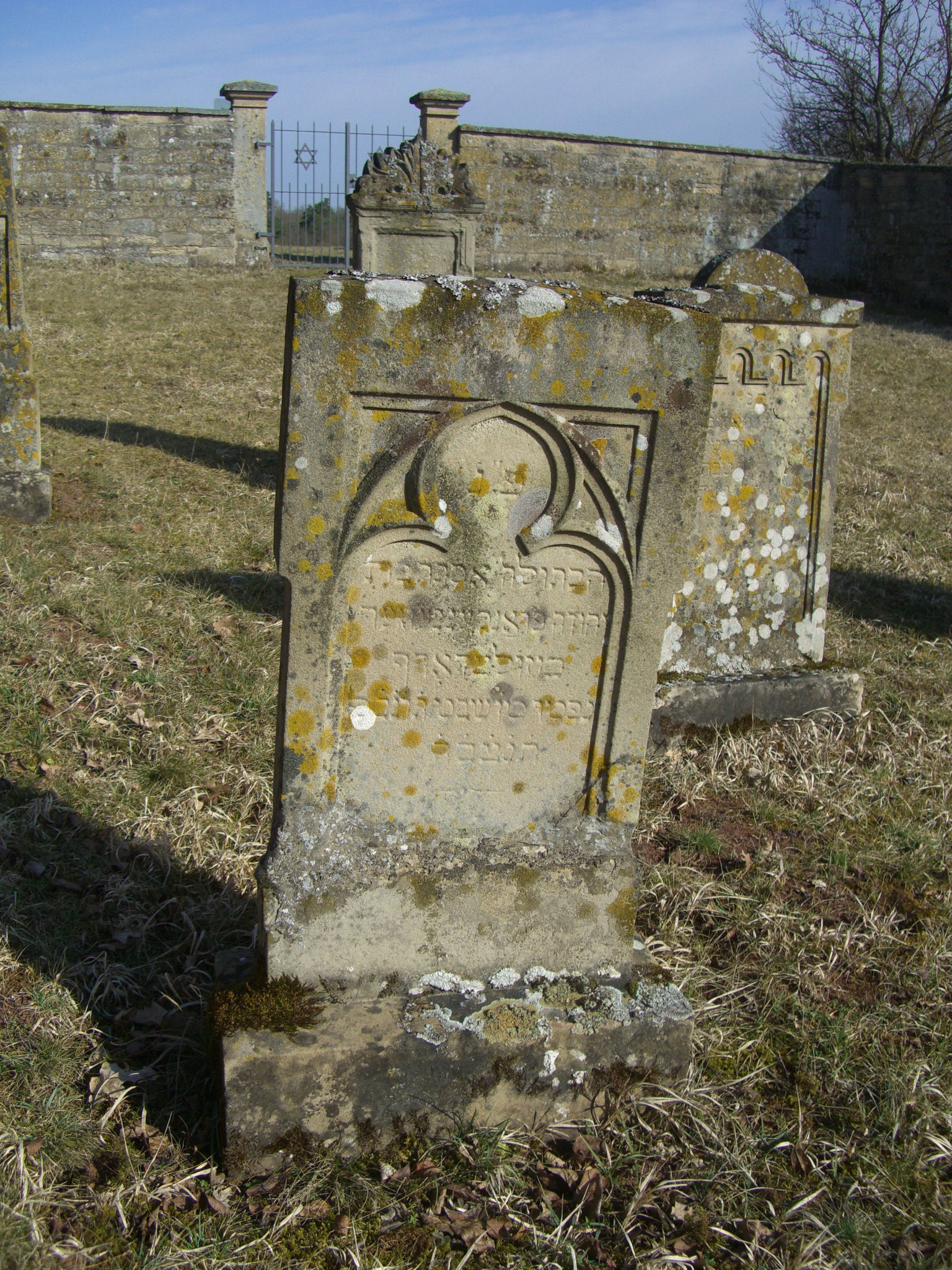 Jüdischer Friedhof Sulzdorf a. d. Lederhecke, März 2010 (Foto: Kreisheimatpfleger Reinhold Albert, Sulzdorf)