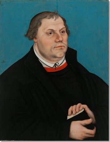 Lucas Cranach d. Ä. (1472─1553): Martin Luther (1483─1546), um 1540 (© Kunstsammlungen der Veste Coburg)